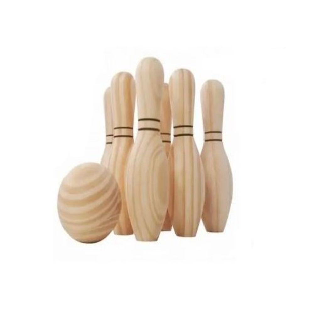Jogo De Boliche Em Madeira 265 Newart