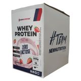 Whey Protein Zero Lactose - 10 Sachês 30g Morango - Newnutrition