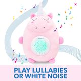 Baby Soother Toys Unicorn White Noise Sound Machine, Toddler Sleep Aid Night Light, Unique Baby Girl Gifts &amp, Baby Boy Gifts, Baby Shower Gifts, P