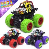 Cozybomb Friction Powered Monster Trucks Brinquedos Para Meninos - Push And Go Car Vehicles Truck Playset, Inércia Vehicle, Kids Birthday Party Suppl