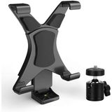 Adaptador De Montagem Do Ipad Tripé Com Cabeça De Esfera Rotativa De 360 Graus Para Ipad, Ipad Air, Ipad Mini, Kindle Fire, Samsung Galaxy Tab, Micro