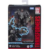 Transformers Toys Studio Series 50 Deluxe The Last Knight Movie Wwii Autobot Hot Rod Action Figure - Ages 8 & Up, 4.5"