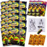 Set De 15 Tartarugas Ninjas Mutantes Adolescentes Jogam Pacotes Festa Divertida Favorece Adesivos De Lápis De Cor