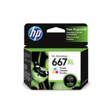 Cartucho Tinta Hp 667xl Colorido 3ym80ab