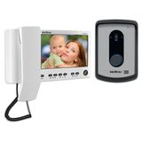 Vídeo Porteiro Lcd Com Monofone Branco Iv7010 Hs Intelbras