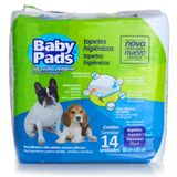 Tapete Higiênico Baby Pads para Cães - 14 Unidades