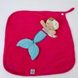 Naninha Blanket Zip Toys Cetim Sereia Alana Rosa 48518