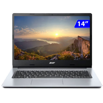 Notebook - Acer A314-35-c4cz Celeron N4500 1.10ghz 4gb 256gb Ssd Intel Hd Graphics Windows 10 Home Aspire A3 14" Polegadas