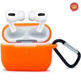 Capa Case Laranja Protetora Flexível Novo AirPods Pro