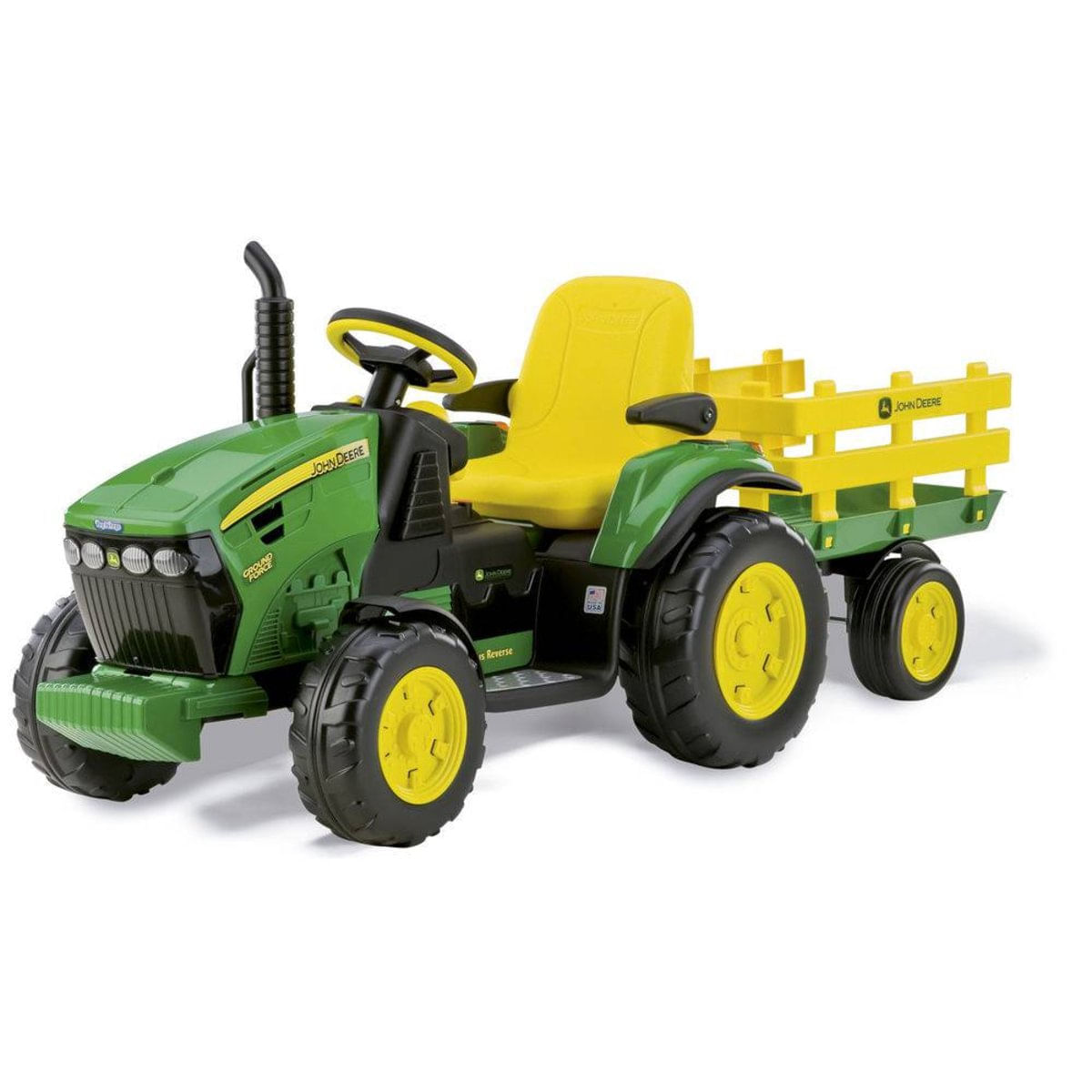 Trator Elétrico John Deere Ground Force 12Volts - Peg-Pérego é boa?