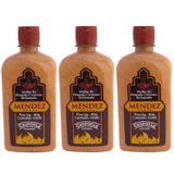 Kit Molho Pimenta Mendez 450Ml 03 Cremosa Defumada Chipotle
