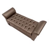 Puff Baú Decorativo com Egeo 1,60 Marrom