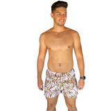 Short Tactel Masculino San Maré Estampado Folhas -