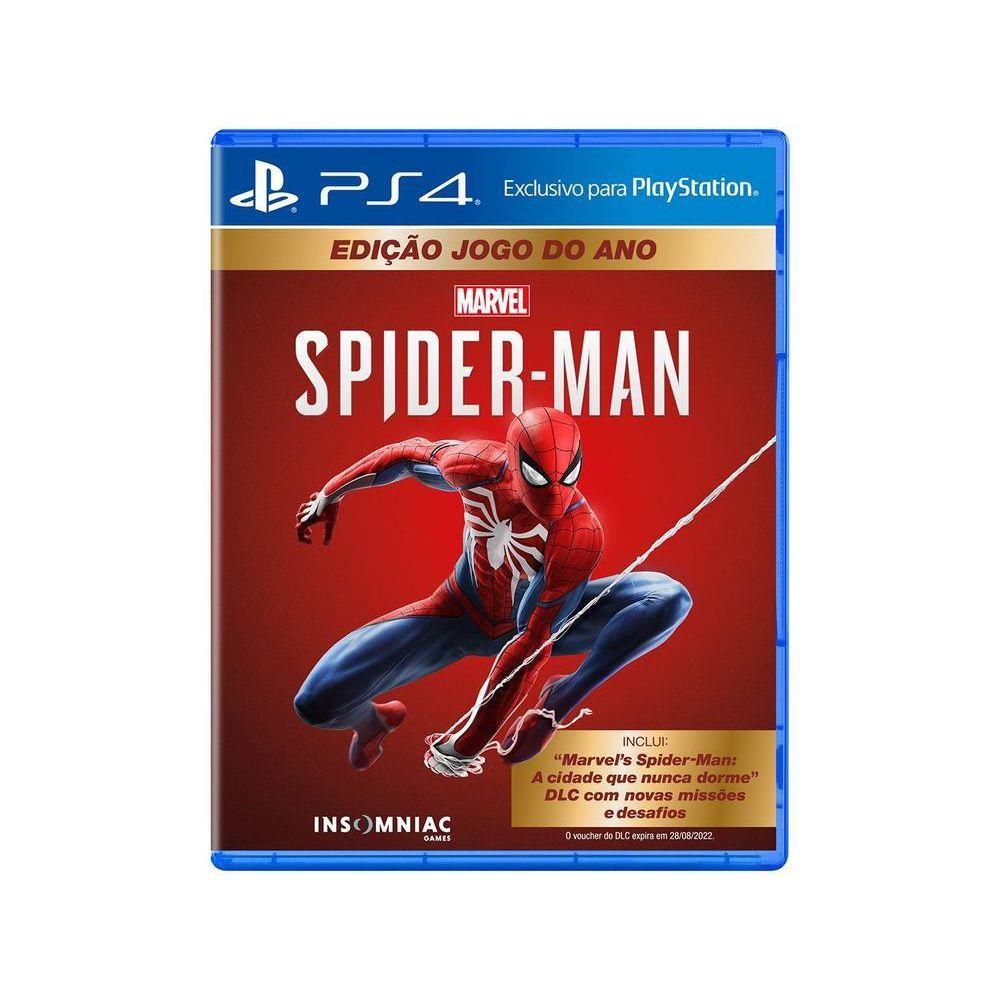 Jogo Marvel's Spider Man Goty - Ps4
