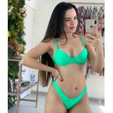Biquíni Com Aro Sem Bojo, Calcinha Asa Delta
