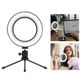 Iluminador Ring Light 16cm Usb Led Misto 3500k 5500k + Tripe