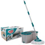 Mop Giratorio Flash Limp Fit 3l/4,8l 2 Refil Cabo 128cm