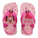 Chinelo Havaianas Baby Minnie Rosa -