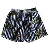 Short Tactel San Maré Masculino Estampado Listrado -