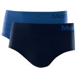 Kit 2 Cuecas Slip Mash Masculina Microfibra Azul Royal G