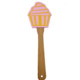 Colher De Silicone Cupcake Cabo Bambu Rosa- CASITA