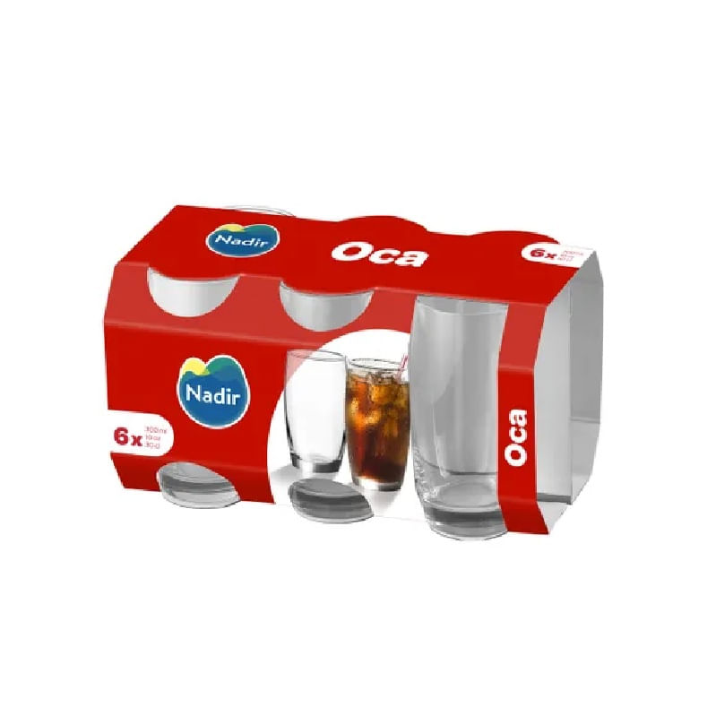 Conjunto de Copos Oca - 300 ml Com 6 peças