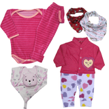 Roupa De Bebê Conjunto Kit 6 Pçs Macacão Body E Calça Mijão