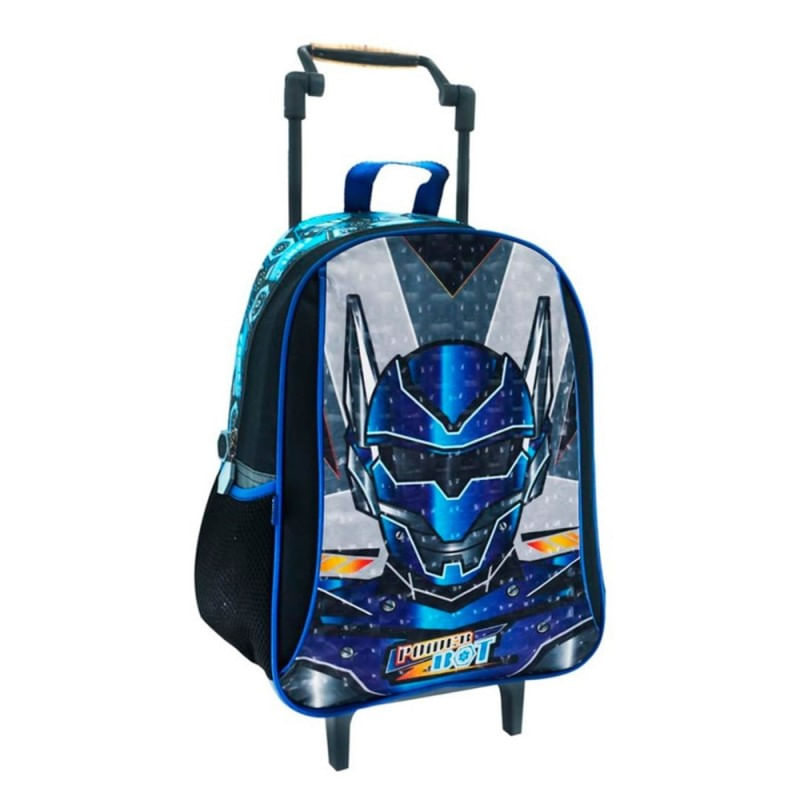 Mochila Infantil Masculina Com Rodinhas Robot Mask-COLORIZI KIDS