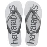 Chinelo Havaianas Top Logo Mania Cinza  -