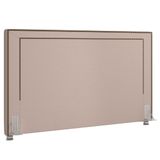 Cabeceira Cama Box Casal 140cm Mali P02 Linho Bege Cru - Mpozenato