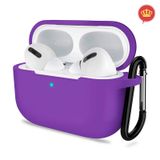 Capa Case Protetora Anti Quedas Flexível Novo AirPods Pro - Roxo