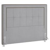 Cabeceira Cama Box Casal Queen 160cm Paolla P02 Veludo Cinza - Mpozenato