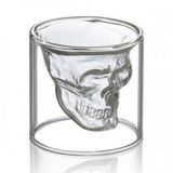 Copo Shot Caveira P/ Dose 75ml Tequila Whisky Cristal Skull