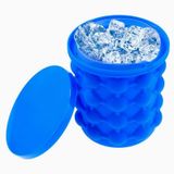 Mini Balde Forma De Gelo de Silicone