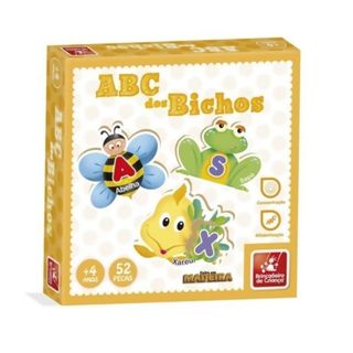 Jogo Educativo - Madeira - Crescer - Forma Bichos - Nig Brinquedos