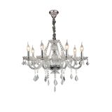 Lustre Pendente Luminaria Maria Theresa Clear Sl-9840 H8cr