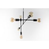 Lustre Pendente Prizi Preto Directions Six - 60cm