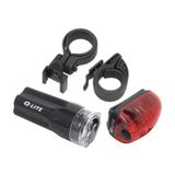 Kit Farol Lanterna Led Bike Bicicleta Traseira E Dianteira