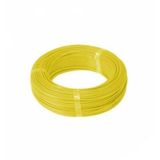 Fio Cabo Flexível 4mm Amarelo - 50 Metros