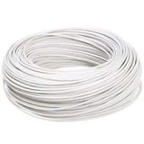 Fio Cabo Flexível 6mm Branco - 50 Metros