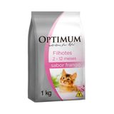 Ração Optimum para Gatos Filhotes sabor Frango - 1kg