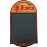 Lousa Placar Decorativo Billiard Thompson`s Rackin