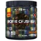 Pré-treino Suplemento Alimentar Bone Crusher Black Skull 300g Sabor Hot Orange Energy Drink Nova Formula - 04010137