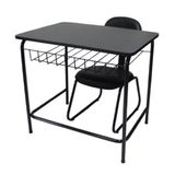 Mesa Escolar com cadeira de Escritório Linha Mesa Escolar