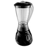 Liquidificador Britânia Black, Copo de Plástico, 4 Velocidades + Pulsar, 600W, Preto, 110V