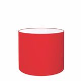 Cúpula Abajur Cilíndrica Cp-7014 Ø35x21cm Vermelho