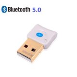 Adaptador Usb Bluetooth 5.0 Csr Dongle Para Pc E Notebook Branco