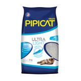 Areia Higiênica PipCat Ultra Light para Gatos 2kg