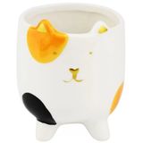 Mini Vaso Decorativo Cachepot Para Pequenas Plantas Gatinho