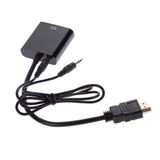 Conversor Adaptador Cabo Hdmi Para Vga Com Áudio